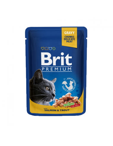 Kapsička BRIT Premium Salmon & Trout 100 g | simplyHOUND