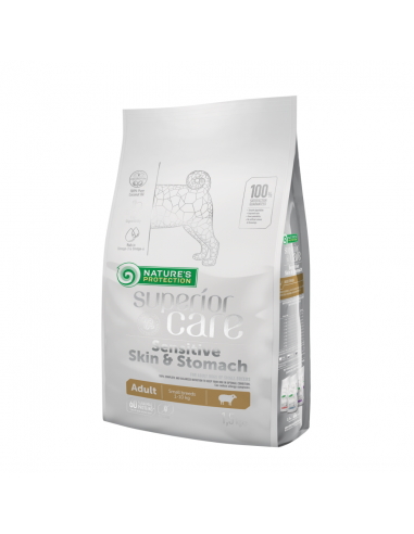 Natures Protection Superior care Sensitive skin & stomach Lamb Adult small breeds 1,5 kg | simplyHOUND