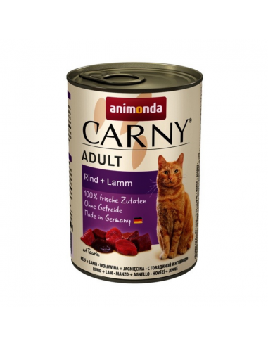 Animonda Carny cat Adult, hovädzina a jahňa 400g | OLDtownDOG
