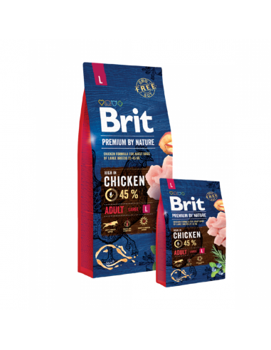Brit Premium by Nature Adult L 15 kg | simplyHOUND