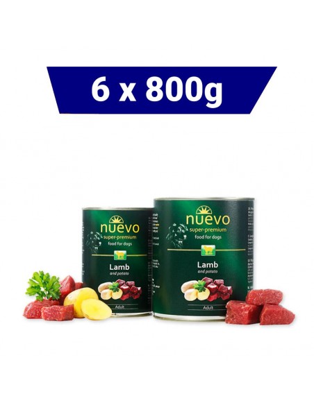 NUEVO Lamb & Potato | Adult dog 800 g